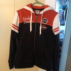 Harley zip hoodie. Awesome. Worn 2x